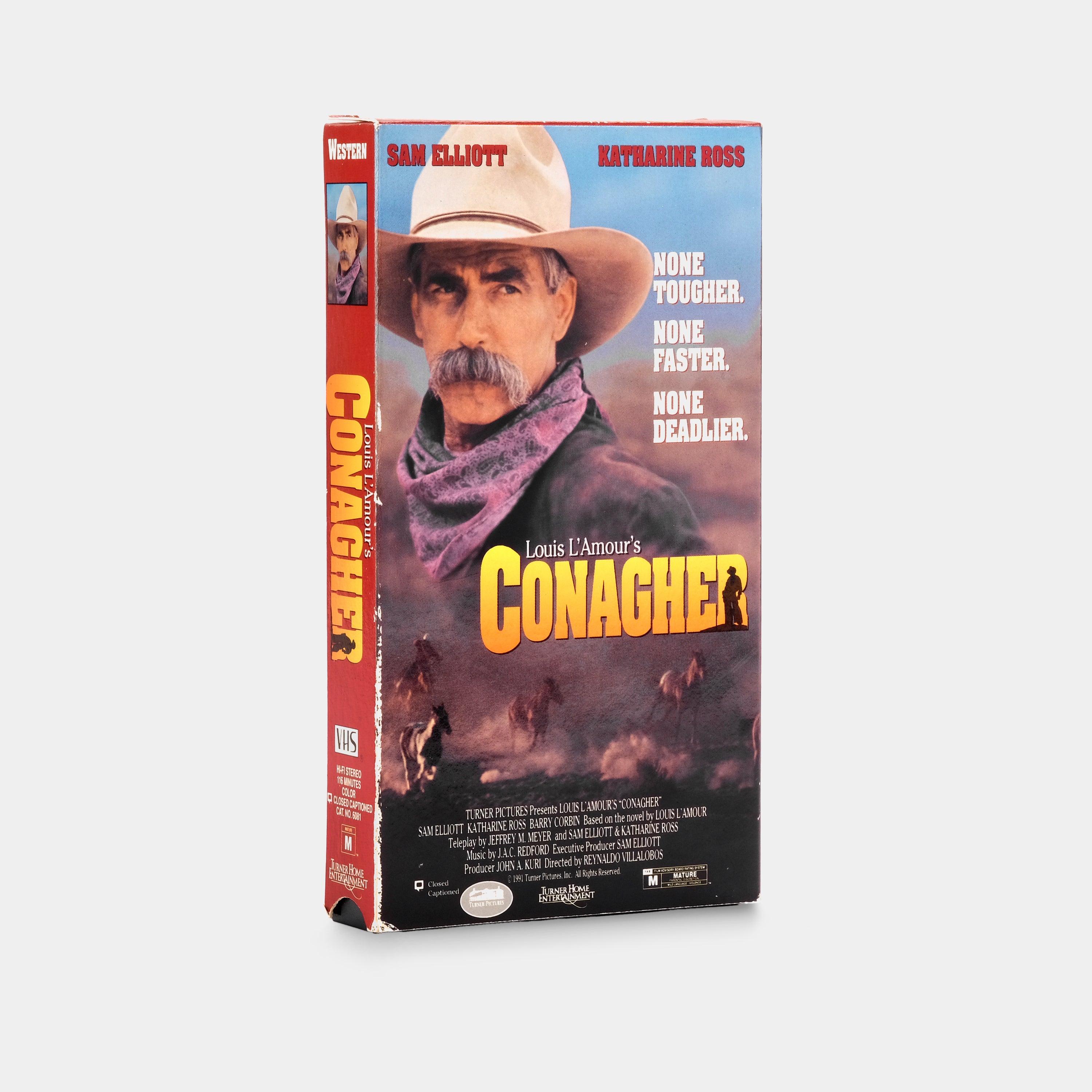 Conagher VHS Tape - Classic Western Movie on Vintage VHS - Perfect for Collectors & 90s Nostalgia Fans