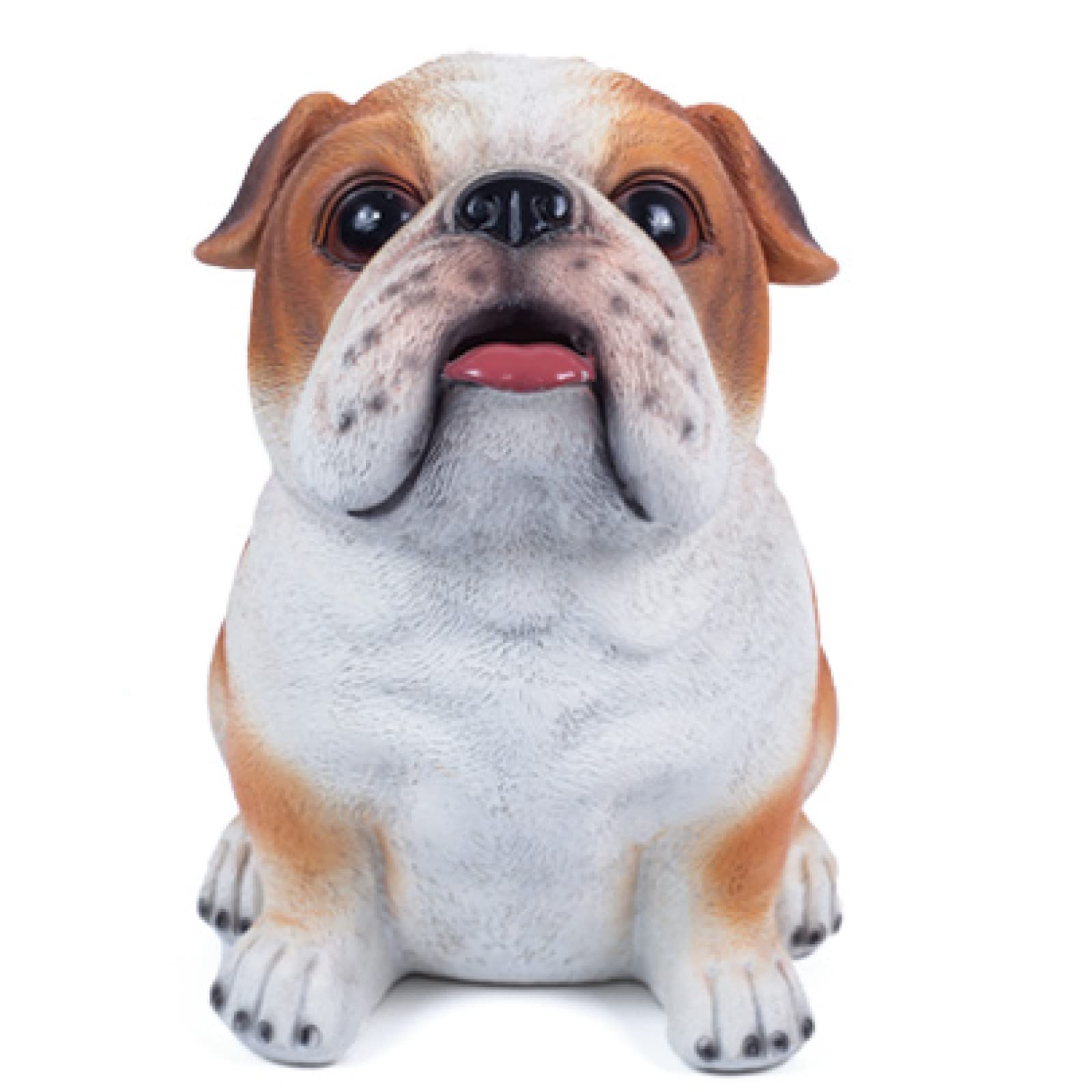 DEKIKA Modern Ceramic Dog Figurine - French Bulldog Statue, Cute Collectible Decoration for Living Room, Bedroom, Study & Office - Piggy Bank & Unique Birthday Gift for Dog Lovers (Perfect for Home Decor, Pet Themed Parties & Gift Giving Occasions)