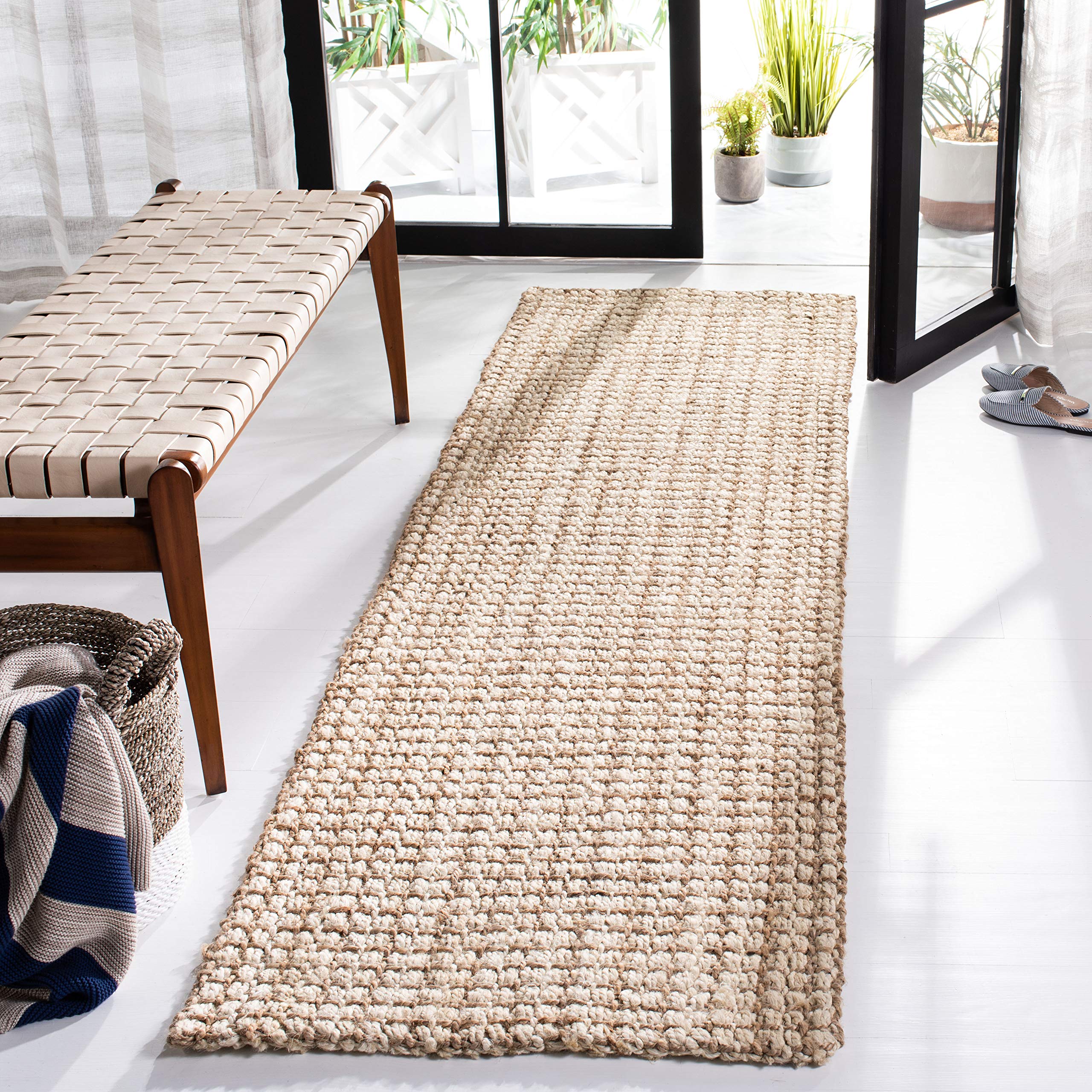 SAFAVIEH Handmade Jute Runner Rug 2'3