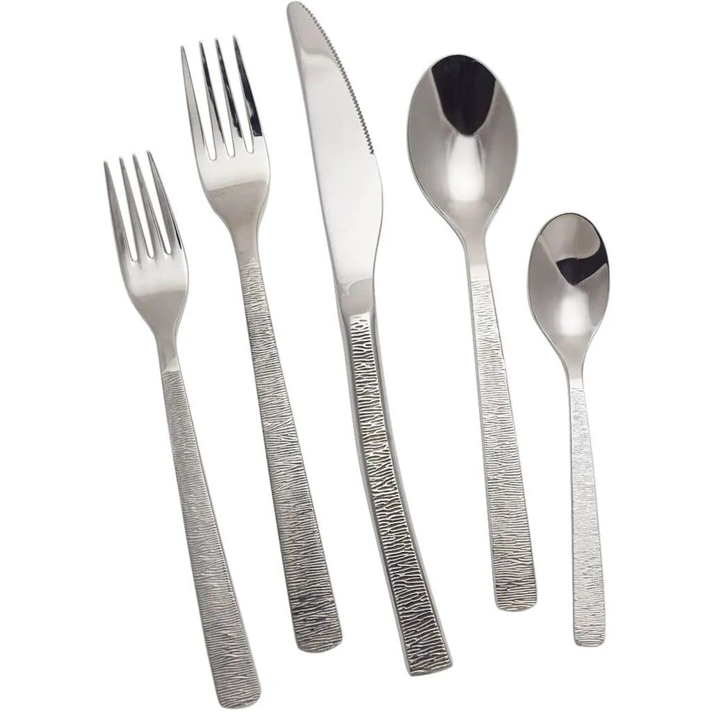 Luxury French Coffee and Dessert Set - Astree Cisele Mirror Finish 5-Piece Set for Elegant Afternoon Tea & Dinner Parties