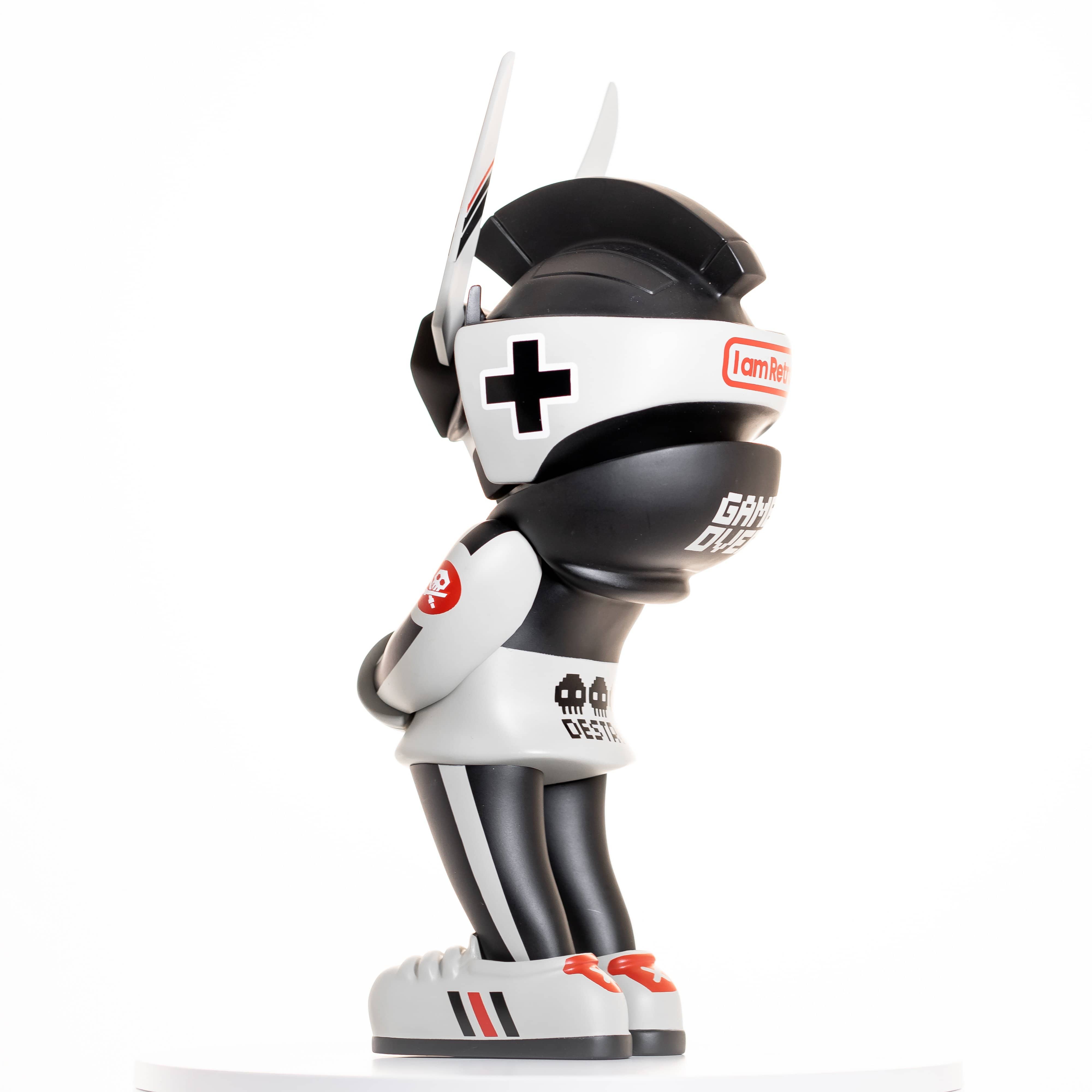 Retro Destroyer MEGA TEQ63 Action Figure - Limited Edition by Quiccs x Martian Toys x IamRetro - Collectible Vinyl Art Toy for Display & Home Decor