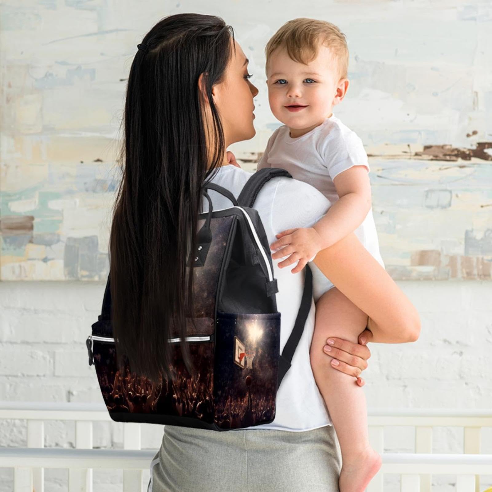 Best Travel Backpack for Men & Women - Durable Basketball Backpack with Hoop - Perfect for Gym, Sports & Outdoor Adventures