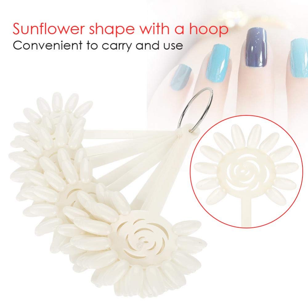 Premium Sunflower Nail Tip Sticks - Professional Nail Polish Samples for Nail Art Display | Nail Salon Supplies & DIY Manicure Tools | Perfect for Nail Technicians, Beauty Salons, and Home Use