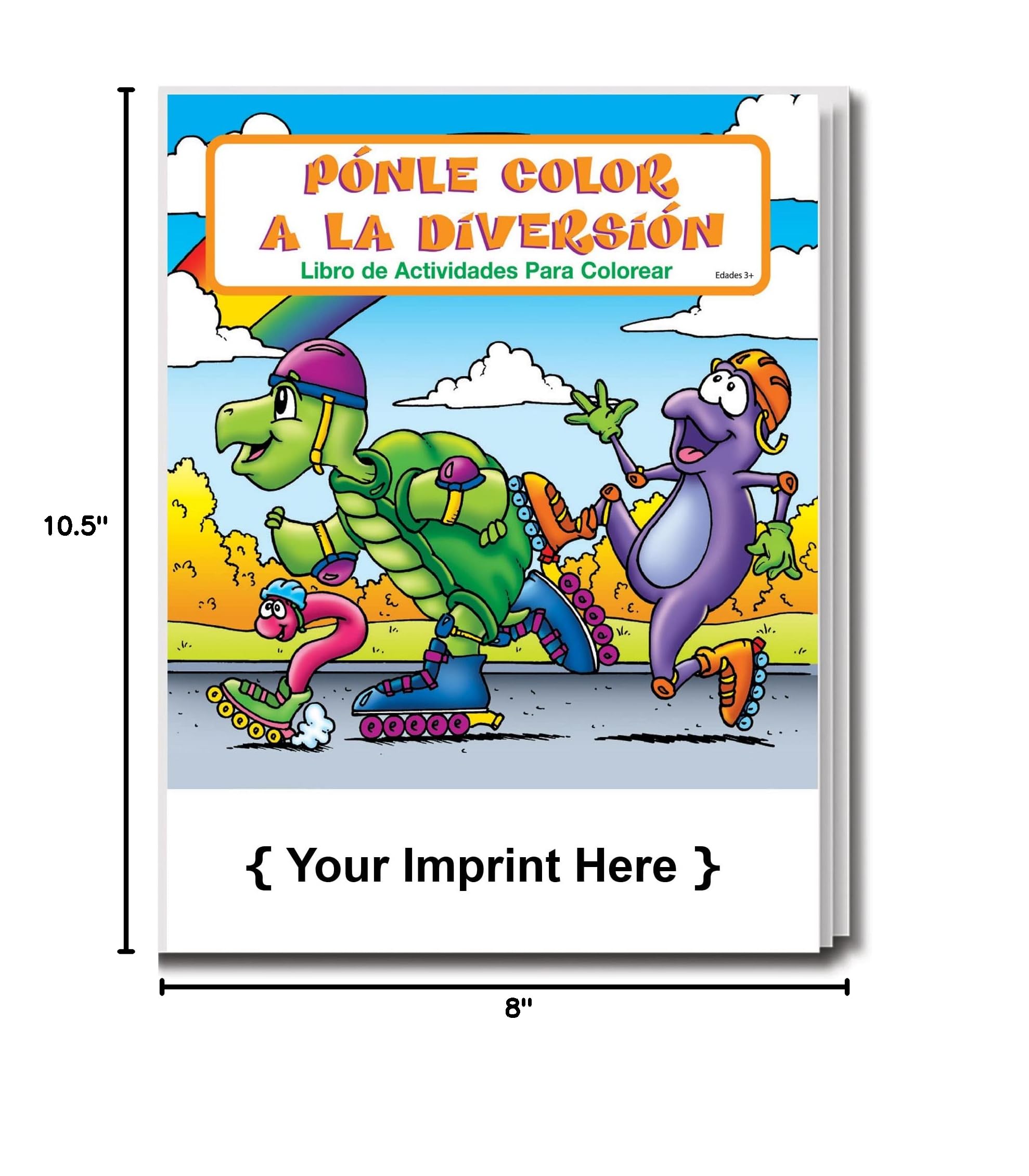 ZOCO Custom Coloring Books for Kids - 250 Bulk Pack (Spanish Version) - Fun Games, Puzzles & Activities - Perfect for Birthday Parties, Classroom Activities & Creative Play