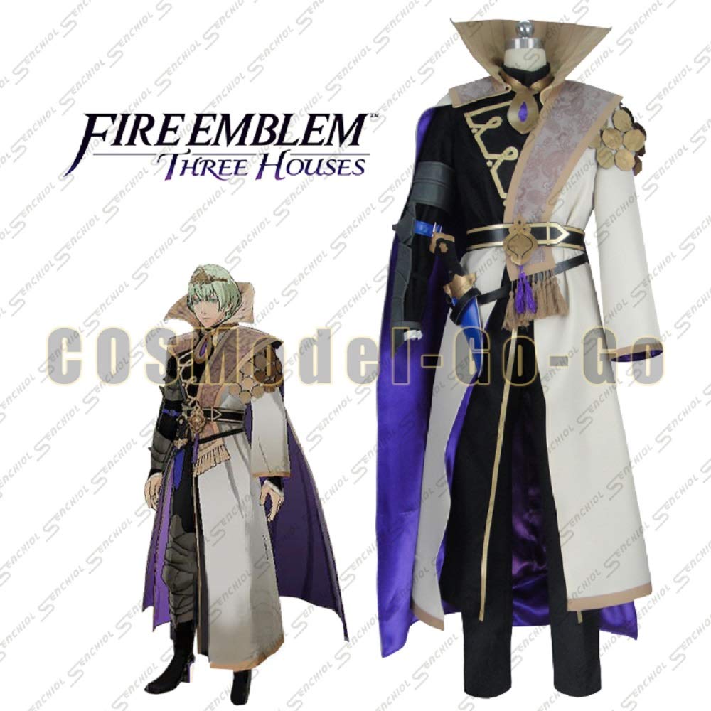 Fire Emblem: Three Houses Male Byleth Enlightened One Cosplay Costume - Premium Quality for Anime Conventions, Halloween, and Roleplaying
