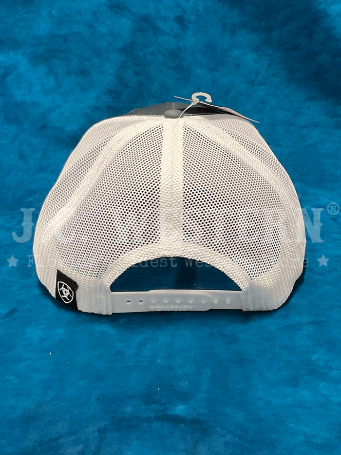 Ariat Men's Shield Cap - Grey | Adjustable Baseball Hat for Outdoor, Work & Casual Wear | Perfect for Hiking, Farming & Everyday Use