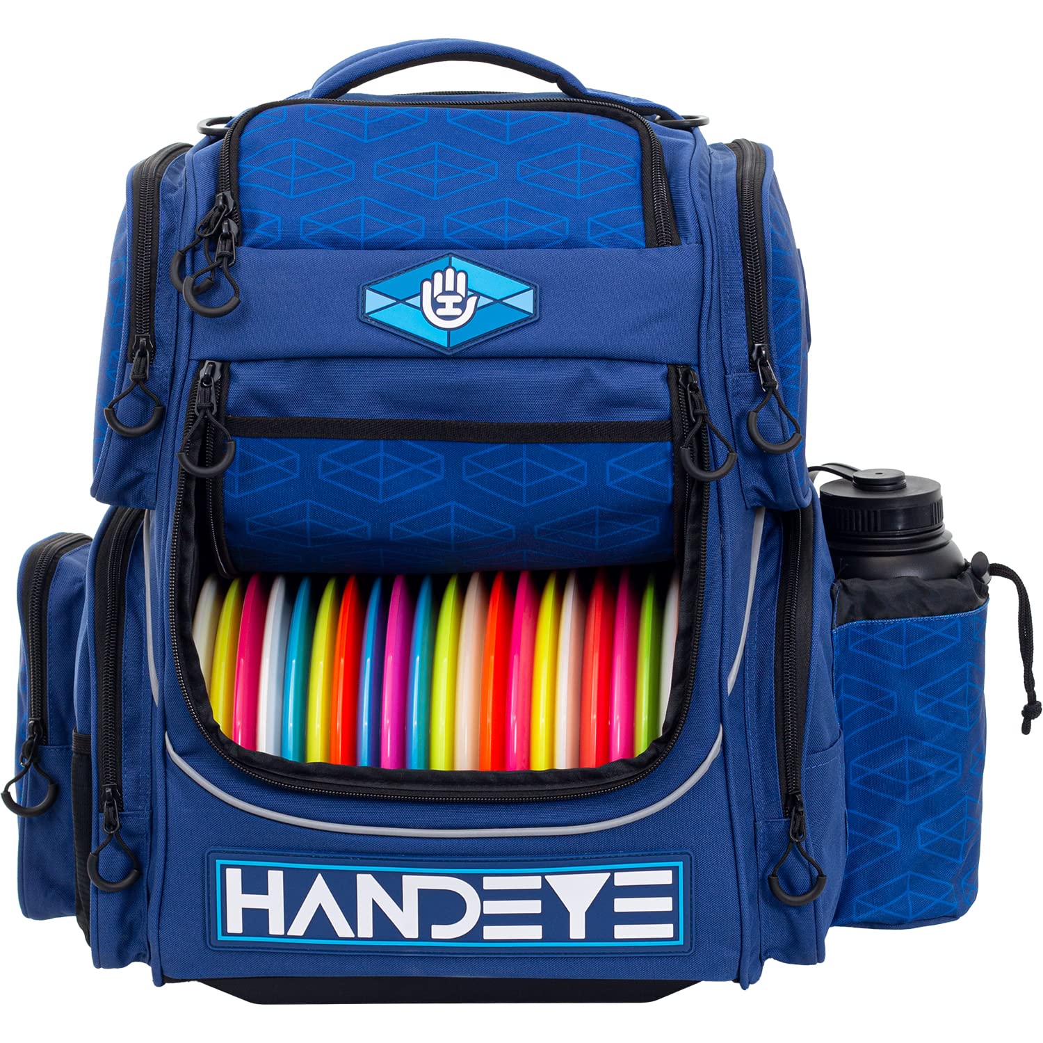 Handeye Supply Company Mission Rig Disc Golf Backpack - 20+ Disc Capacity, 5 Storage Pockets, Unique Colors | Durable Frisbee Golf Bag for Tournaments & Outdoor Play | Perfect for Disc Golf Enthusiasts & Professional Players