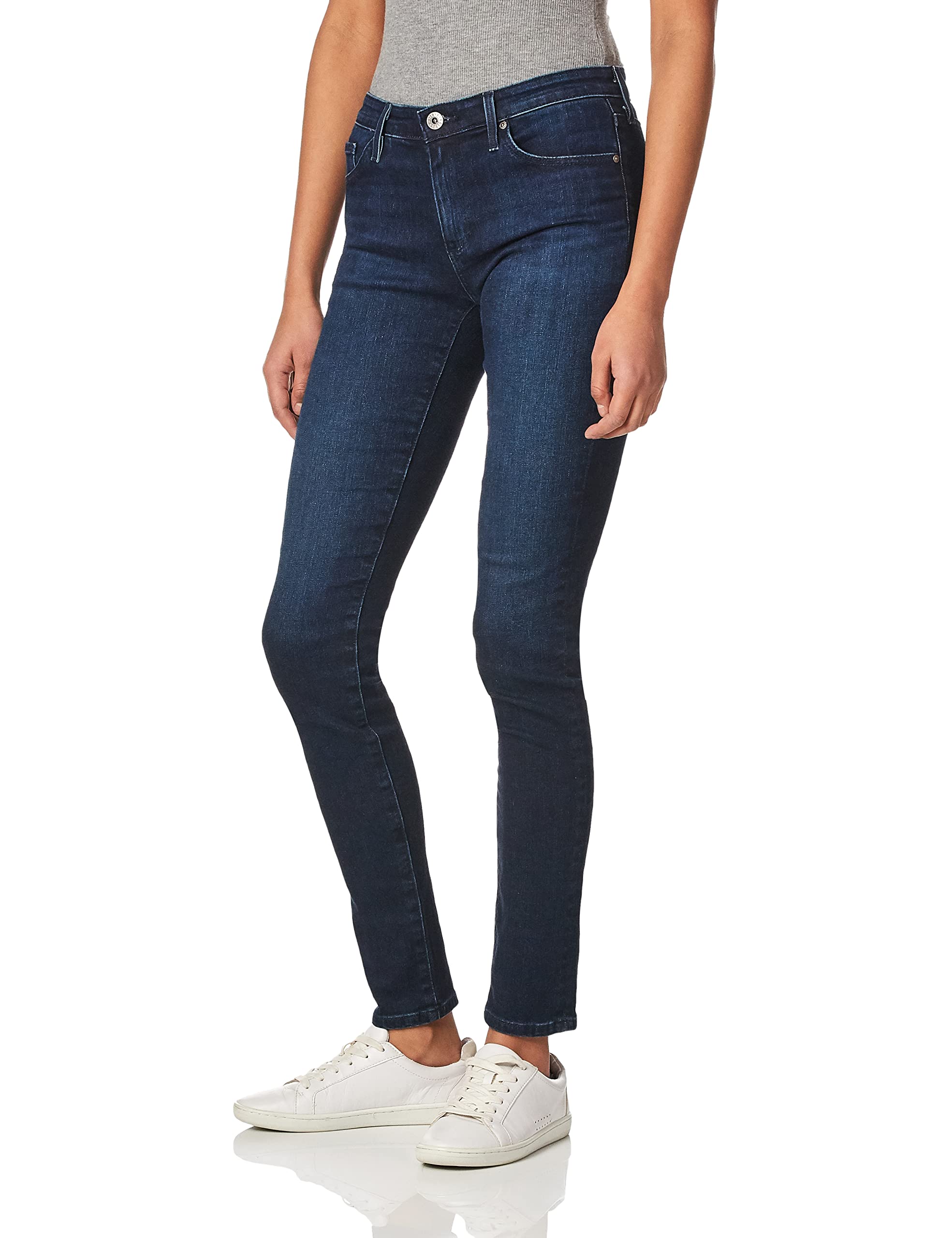 Women's Super Skinny Fit Stretch Denim Leggings - High Waist Tummy Control Jeggings for Yoga, Workout & Everyday Wear