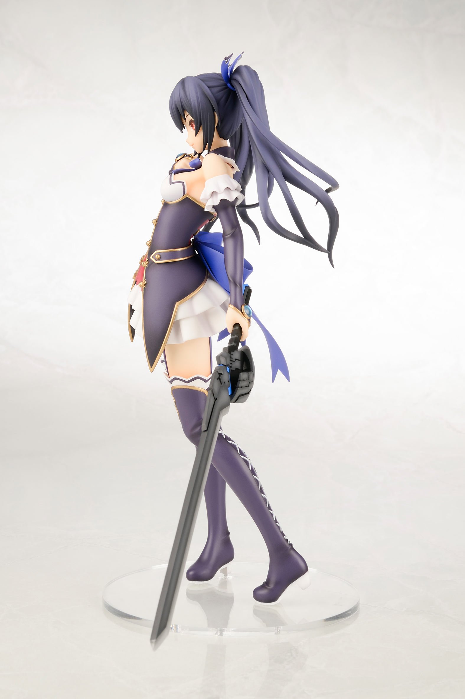 Hyperdimension Neptunia Noir Broccoli PVC Anime Figure 1/8 Scale - Perfect for Anime Collectors & Gaming Room Decor