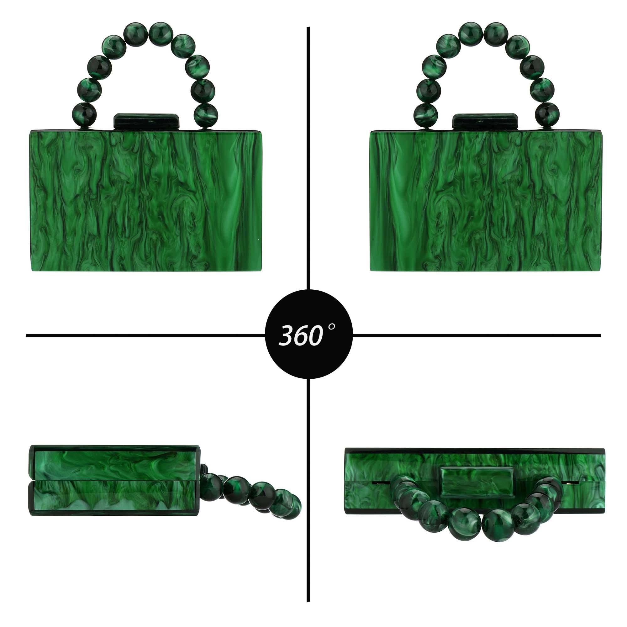 Women's Leopard Print Acrylic Clutch Purse - Elegant Evening Bag with Chain Strap for Formal Events, Parties, Weddings & Bridal Occasions | Perfect for Cocktail Parties, Date Nights & Special Occasions