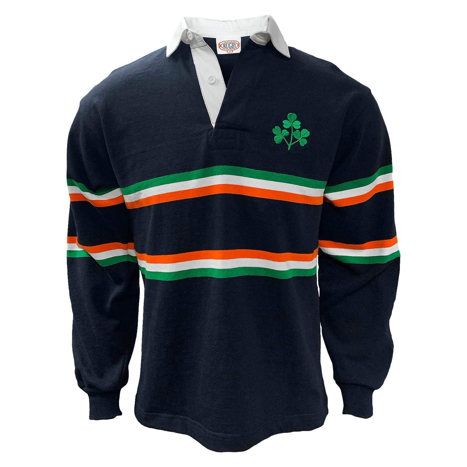 Ireland Split Stripe Rugby Jersey - Authentic Irish Rugby Shirt for Men & Women | Perfect for Match Day, Fan Support & Sports Events