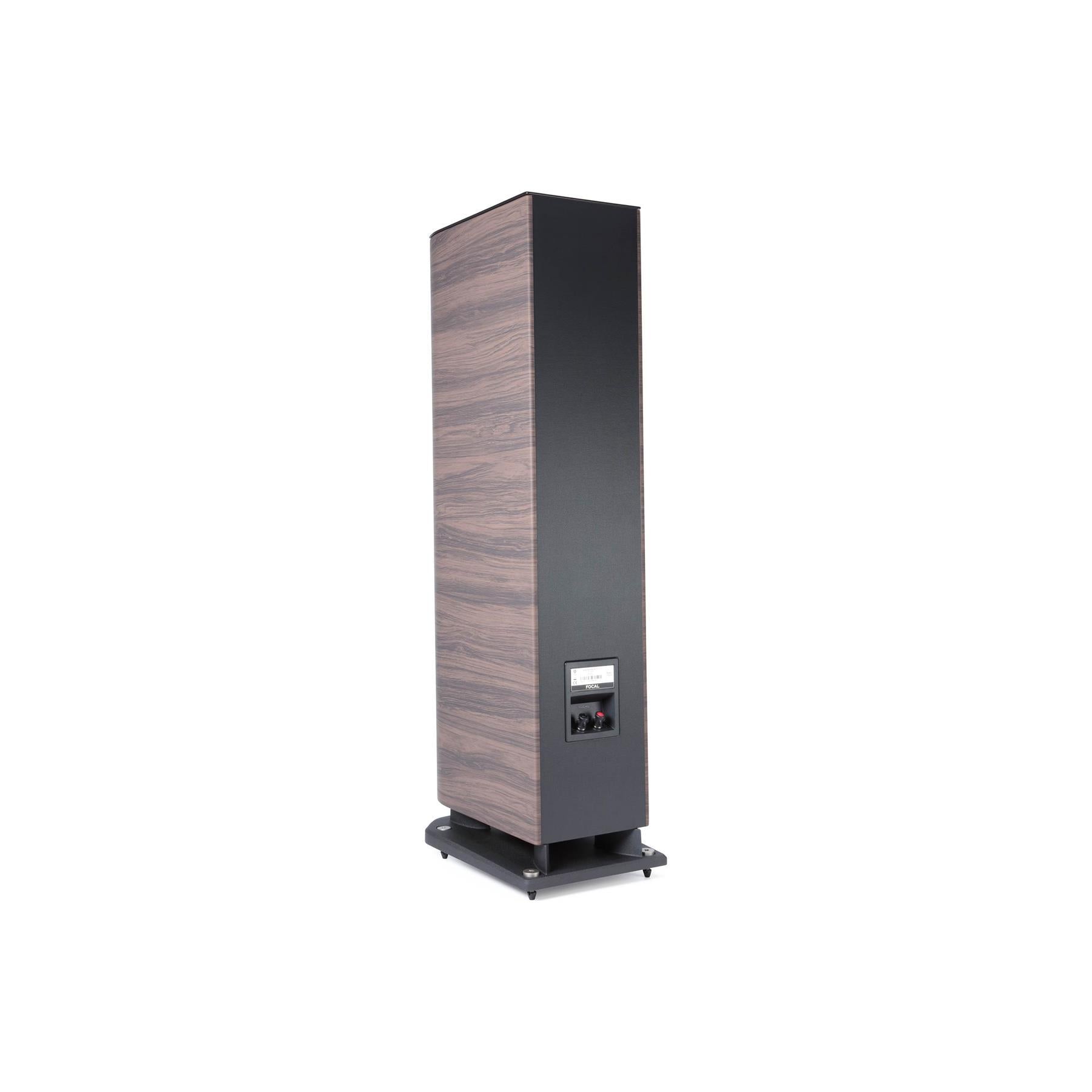 Focal Aria 926 Walnut Floor Standing Speakers - High-End Home Audio System for Music & Movie Theater Experience