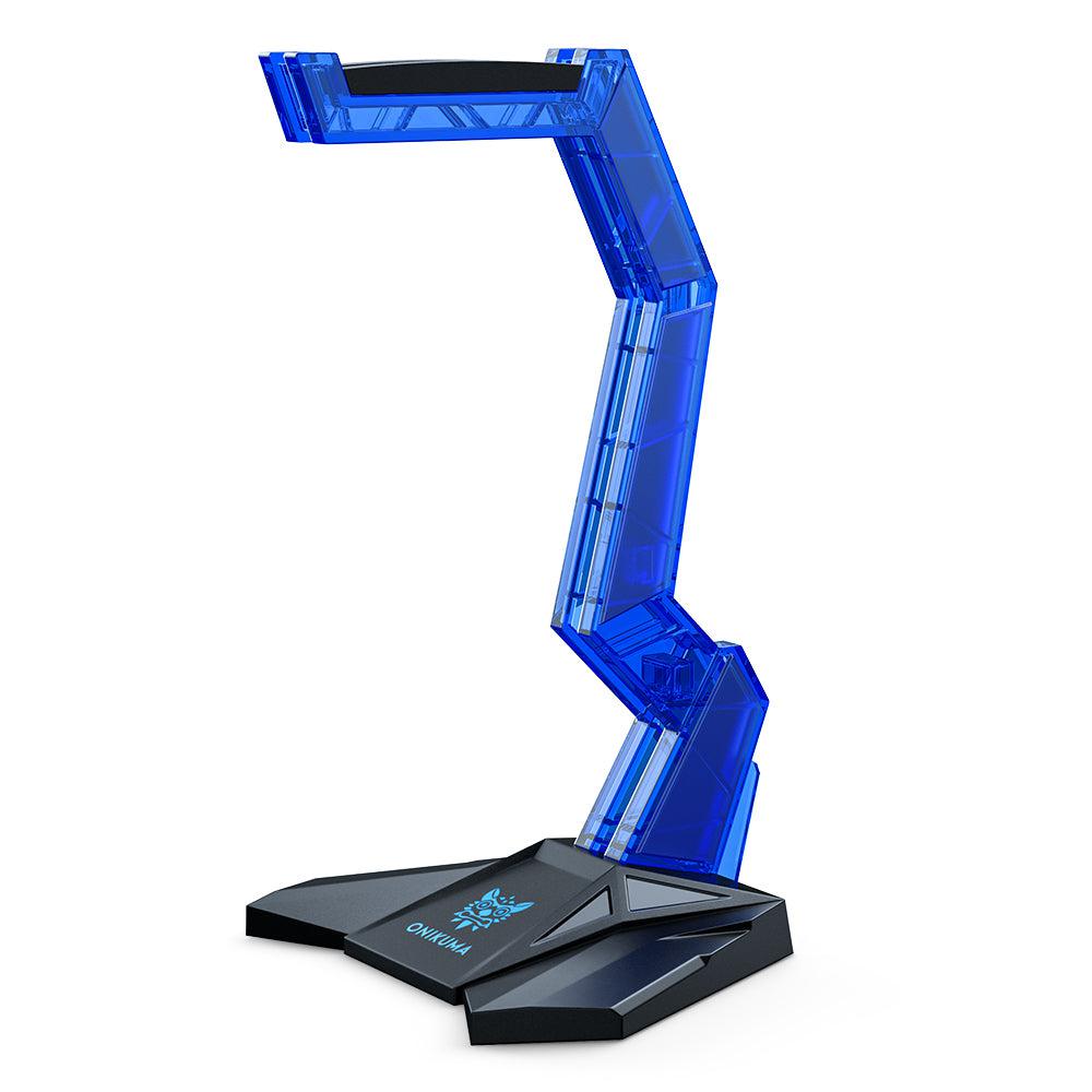 ONIKUMA ST 3 Acrylic Gaming Headset Stand with Hook - Perfect for Desk Organization & Headphone Storage for Gamers