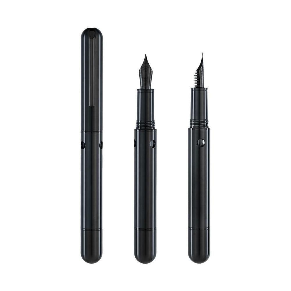 Nahvalur (Narwhal) Nautilus Ti Black Limited Edition Fountain Pen (2025) - Premium Writing Instrument for Collectors & Professionals
