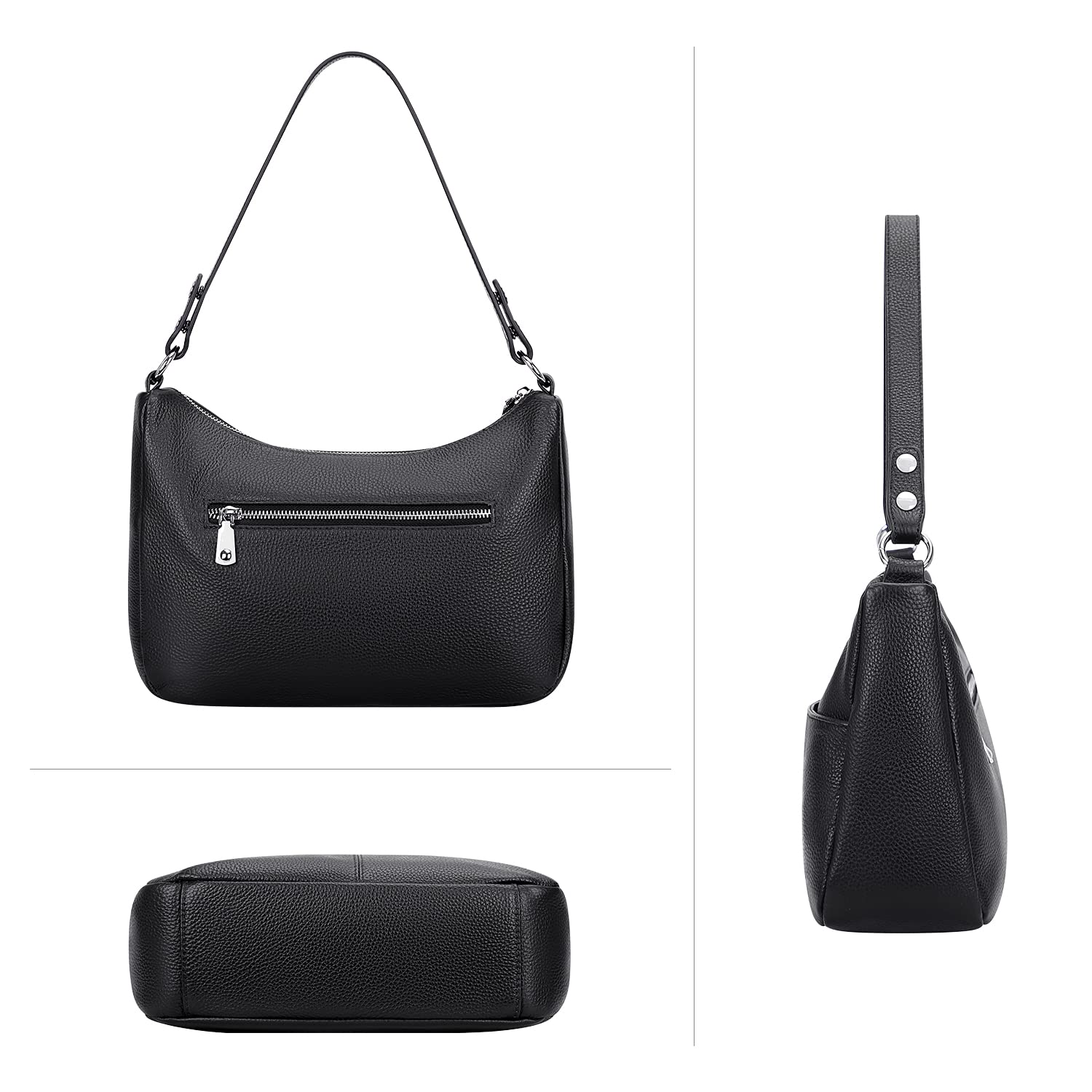 Premium Soft Leather Crossbody Bags for Women - Multi-Pocket Shoulder Purse & Messenger Bag - Stylish Everyday Carry for Work, Travel & Shopping