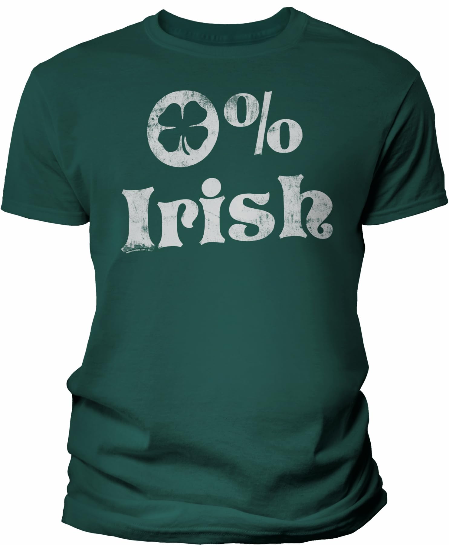 0% Irish - Funny St. Patrick's Day Irish Drinking T-Shirt for Men | Pub Crawl, Party & Festival Outfit