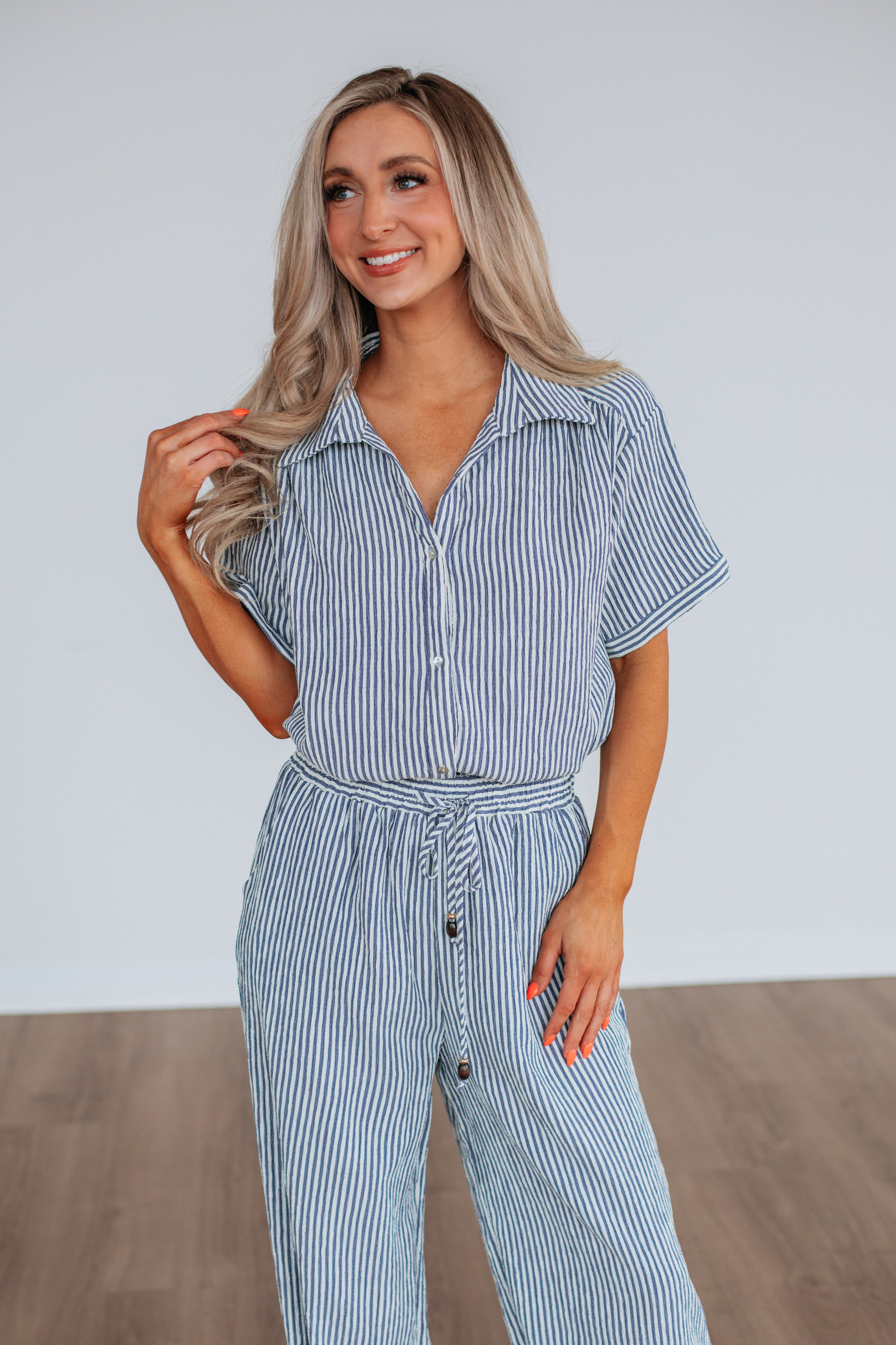 Calliope Two Piece Set - Slate Blue Mix Outfit for Women | Casual Summer Dress & Top | Perfect for Beach, Vacation, and Outdoor Activities