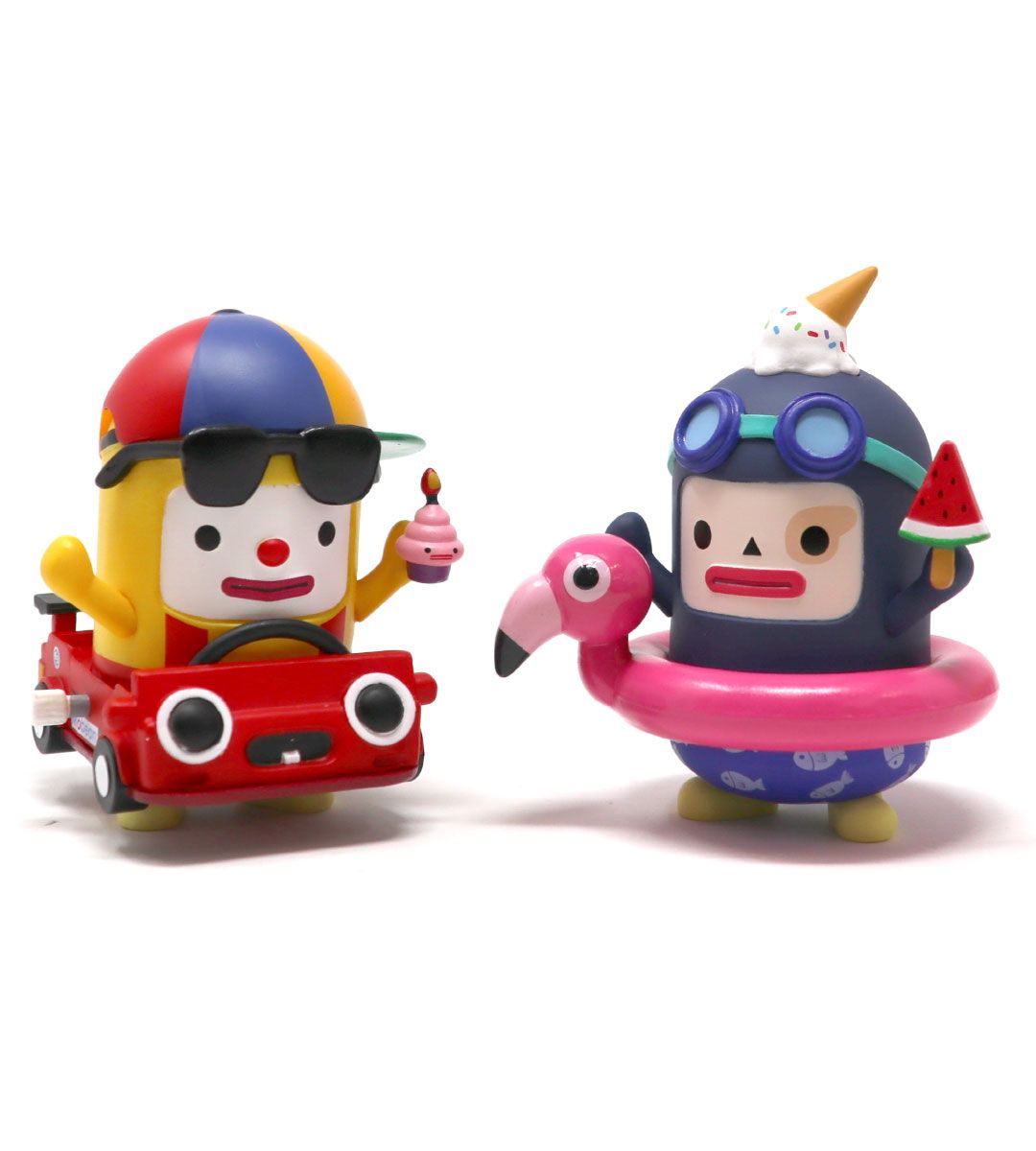 Capsubeans Series 2 Let's Play Display (8pcs) - Fun Collectible Toy Figures for Kids & Adults - Perfect for Display, Playtime, and Gift Giving