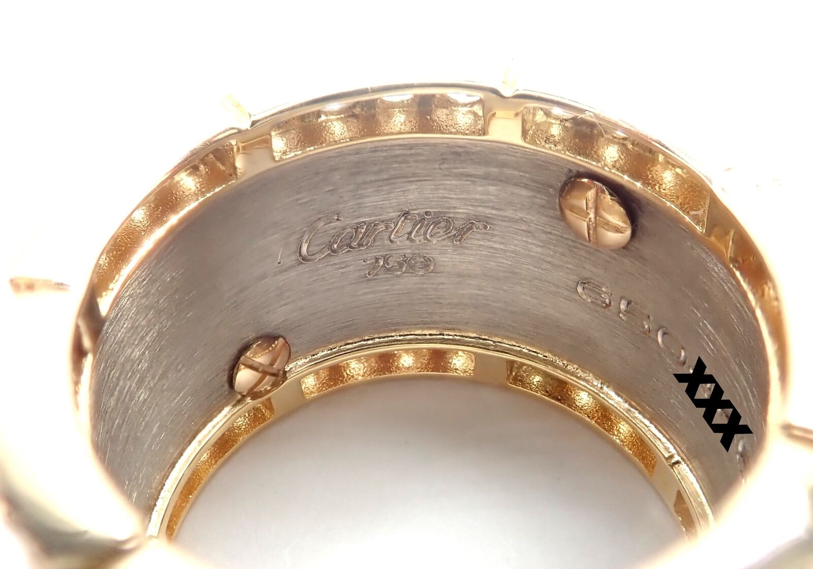 Cartier Panthère Mahango 18k Yellow & White Gold Diamond Ring for Women - Luxury Wedding, Engagement & Anniversary Jewelry Gift