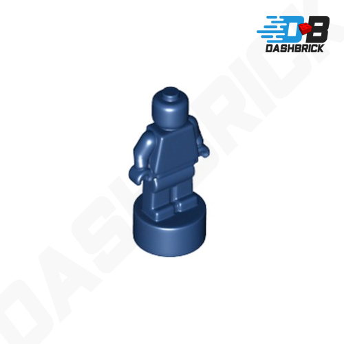 LEGO Minifigure Trophy Statuette in Dark Blue [90398] - Perfect for Awards, Displays & LEGO Collections