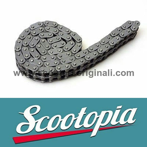 Lambretta 82-Link Scooter Chain - High-Quality Replacement Part for Vintage Scooters - Perfect for Restoration & Custom Builds