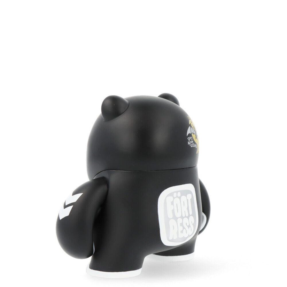 6 Pack Teddy Troops 2.0 Series Basic Black Plush Stuffed Animals - Perfect for Kids' Bedroom Decor, Birthday Gifts & Nursery Room Essentials