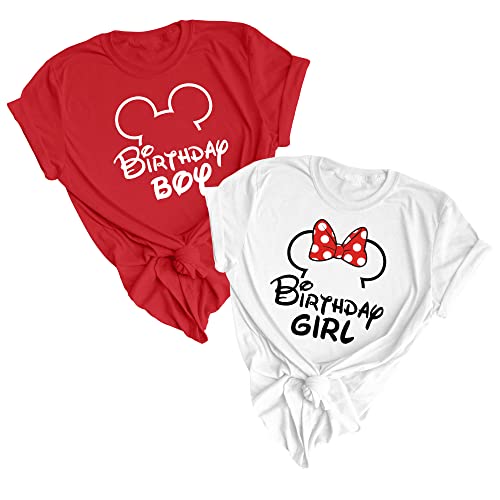 Custom Family Birthday Shirts - Matching Birthday Squad Outfits for Birthday Girl & Boy | Personalized Group T-Shirts for Birthday Parties & Celebrations