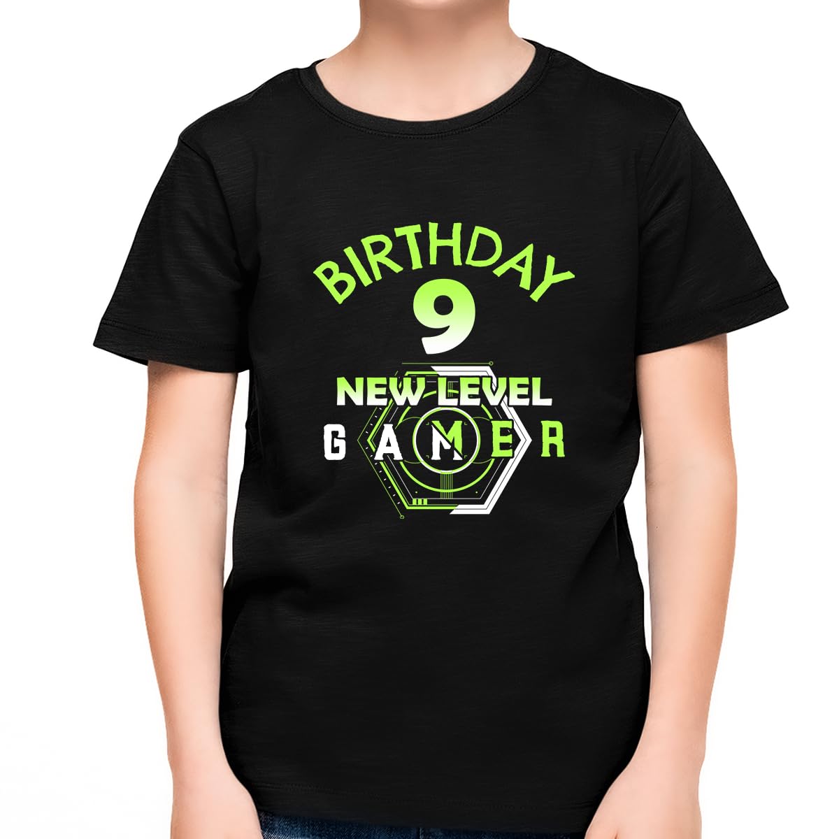 9th Birthday Shirt for Boys - Cool Gamer Themed T-Shirt for 9 Year Olds | Perfect for Birthday Parties, Gaming Events & Casual Wear
