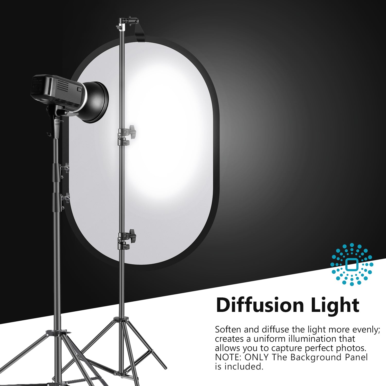 NEEWER 5x7FT / 1.5x2M Collapsible Photography Reflector - Perfect for Portrait, Product, and Studio Lighting (Gold/Silver/White/Black) - Ideal for Indoor & Outdoor Photo Shoots, YouTube Videos, and Professional Photography
