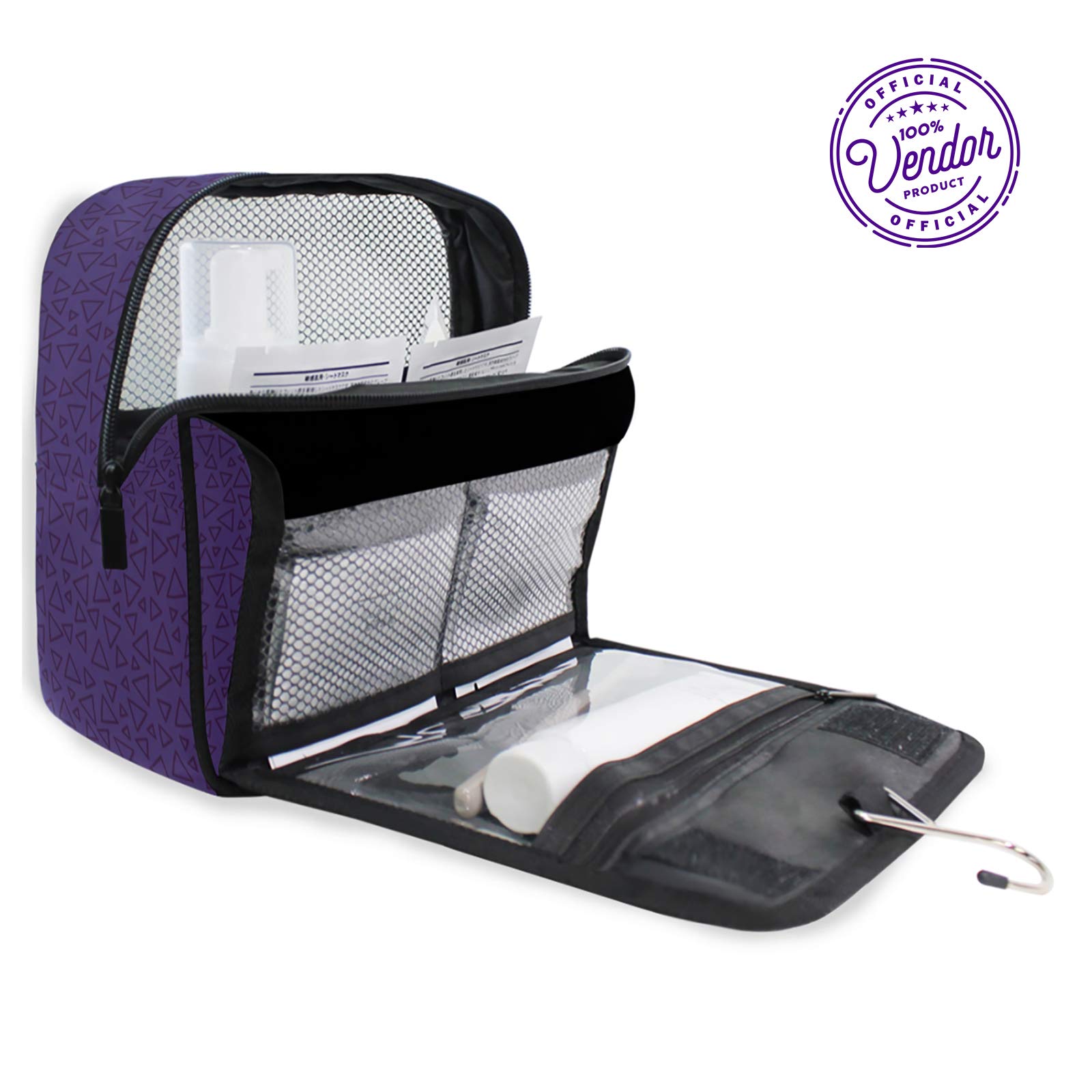 BBGreek Omega Psi Phi Fraternity Toiletry Travel Bag Organizer - Official Licensed Greek Merchandise for College Students & Alumni - Perfect for Dorm, Gym, and Business Trips