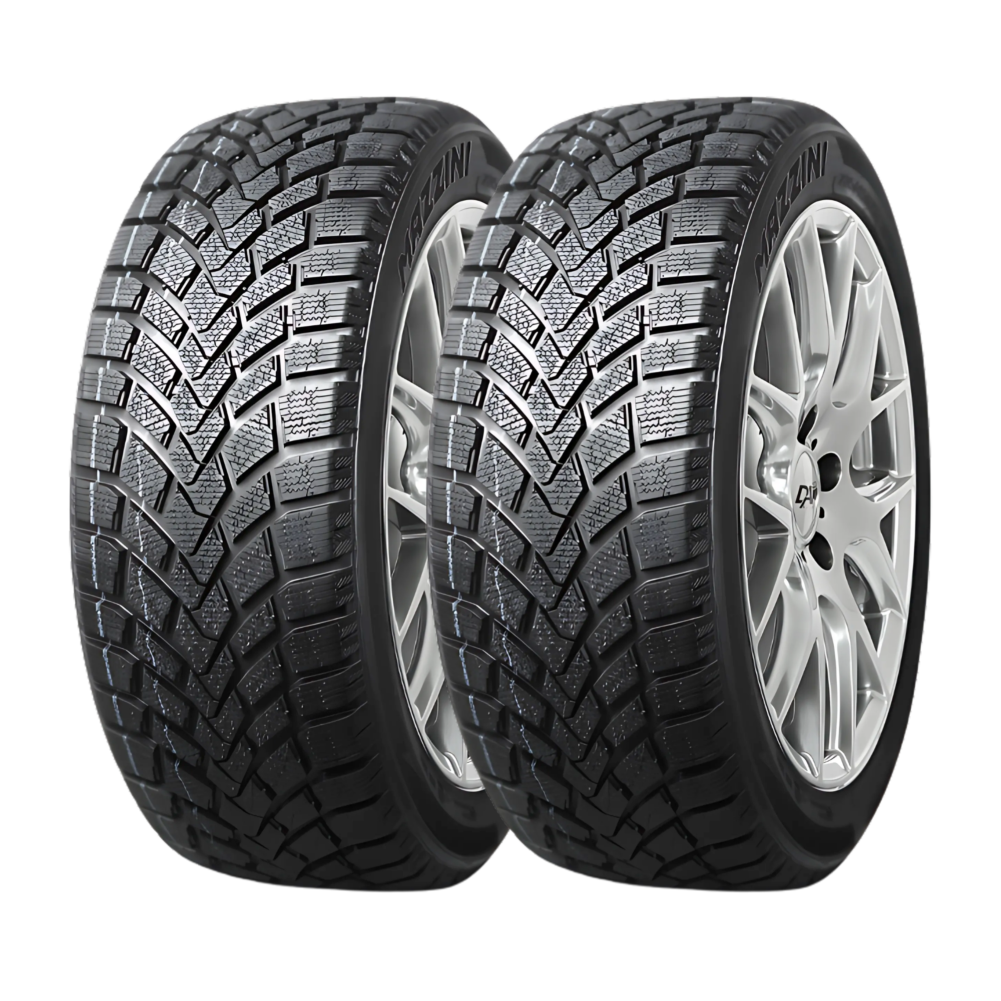 Mazzini Snow Leopard 185/65R14 90T Winter Tires - 2 Pack Set for Snowy & Icy Road Conditions
