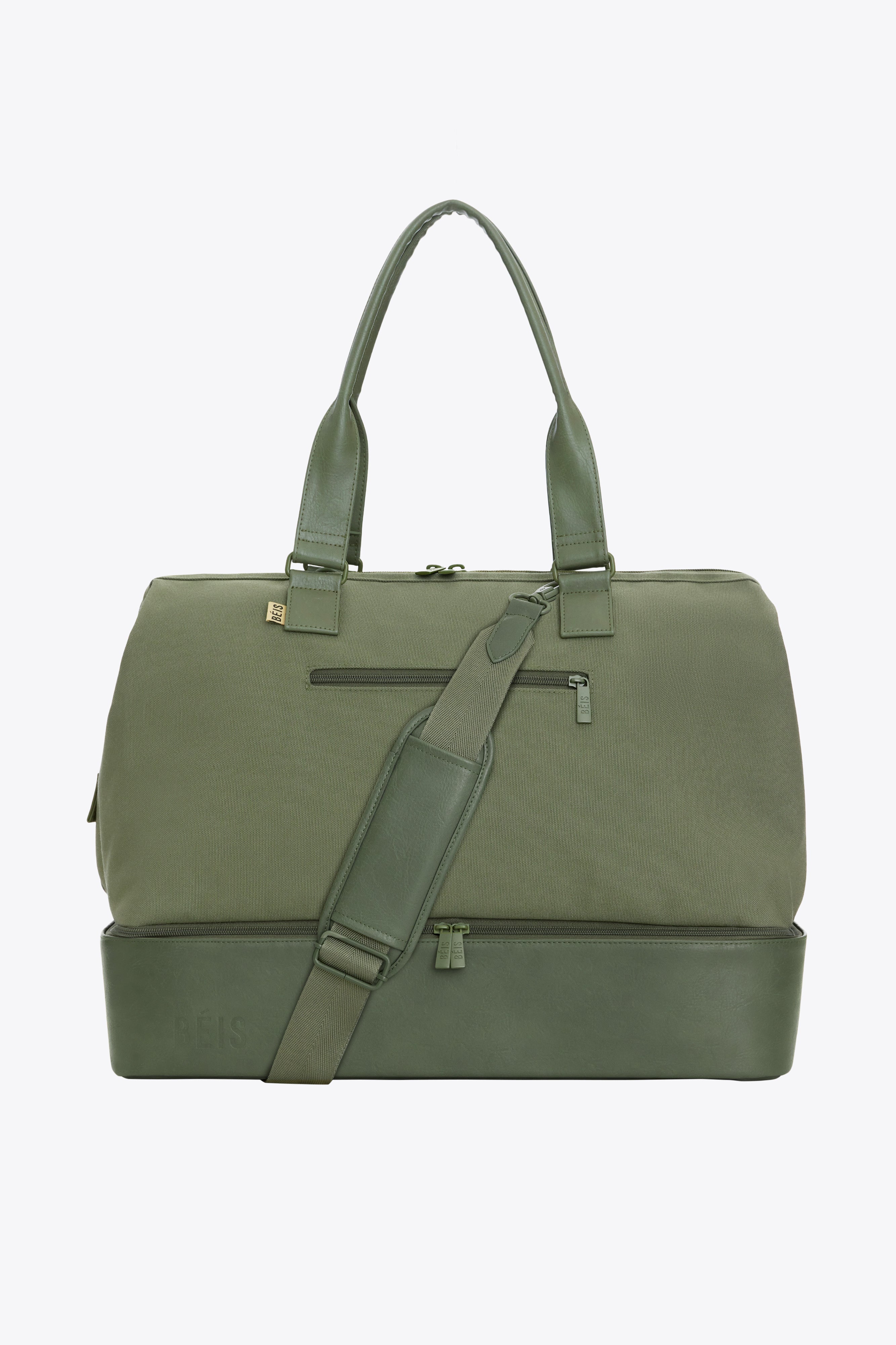 The Weekender Duffle Bag in Olive Green - Perfect for Travel, Gym & Weekend Getaways | Durable & Stylish Carry-On Luggage