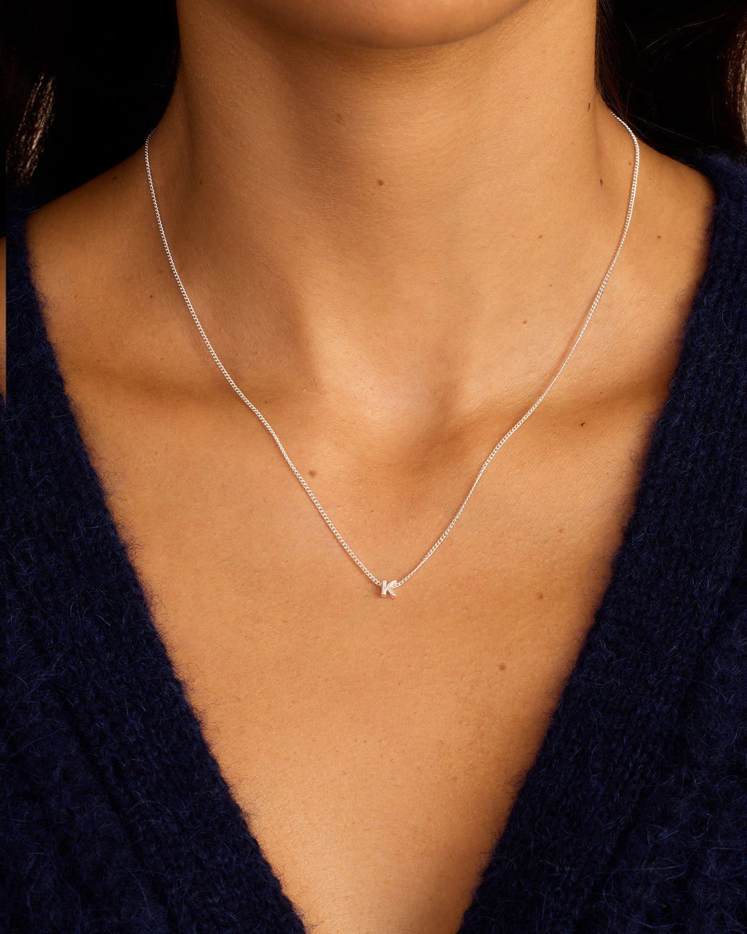 Wilder Mini Alphabet Necklace - Personalized Initial Pendant Jewelry for Women | Perfect Gift for Birthday, Anniversary & Everyday Wear