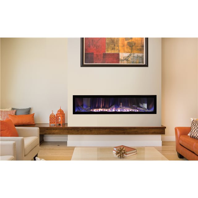 Empire Comfort Systems VFLB60FP90N 60-Inch Vent-Free Linear Gas Fireplace - Modern Heating Solution for Living Rooms & Bedrooms
