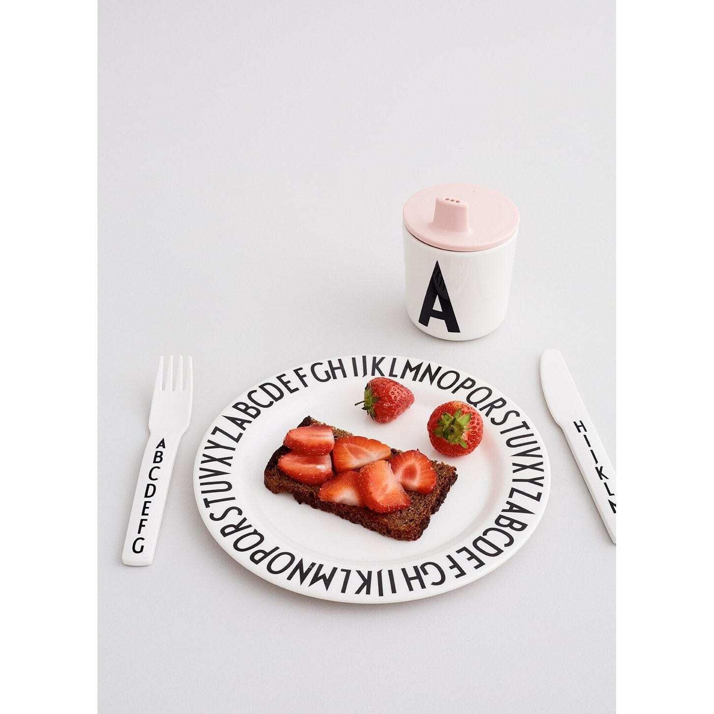 Premium Design Letters Sippy Cup Lids for Melamine Cups - Danish Designed Baby & Toddler Drink Lids | BPA/BPS Free, Food Safe & Dishwasher Safe | Perfect for Daycare, Travel & Home Use