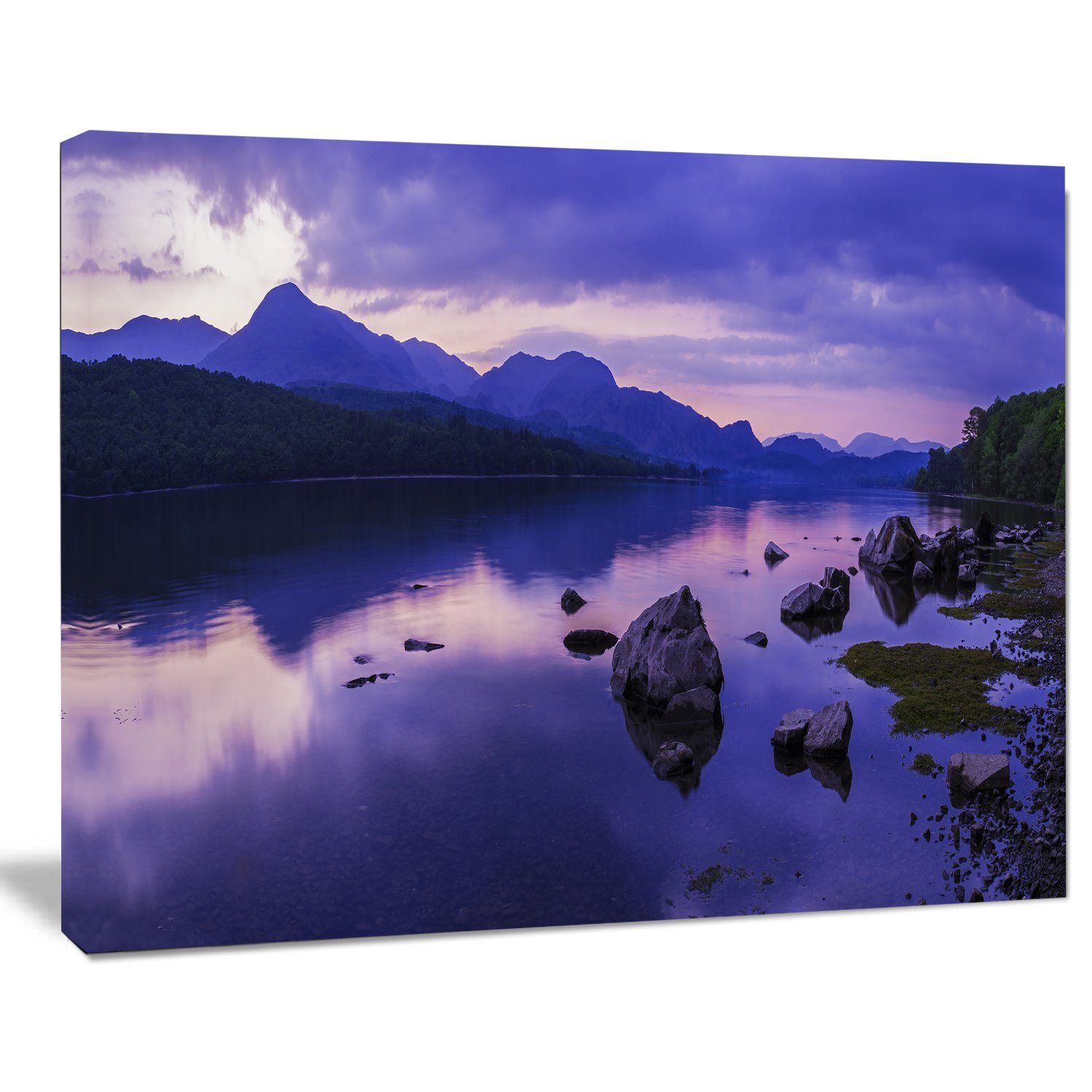 Coniston Water Lake District Landscape Art Canvas Print - Stunning Wall Decor for Living Room, Bedroom & Office