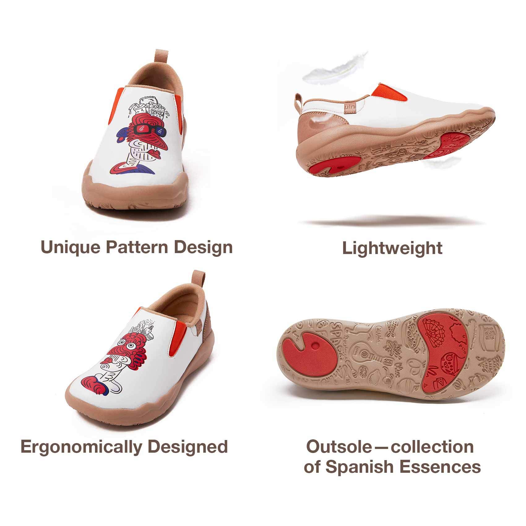 UIN Women's Slip-On Walking Shoes - Lightweight Travel Loafers with Microfiber Upper - Comfortable Casual Sneakers for Walking, Travel & Everyday Wear