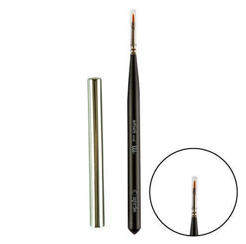 Apres Oval Gel Art Brush #3 - Professional Nail Art Brush for Gel Polish, Perfect for DIY Manicures & Salon Nail Designs