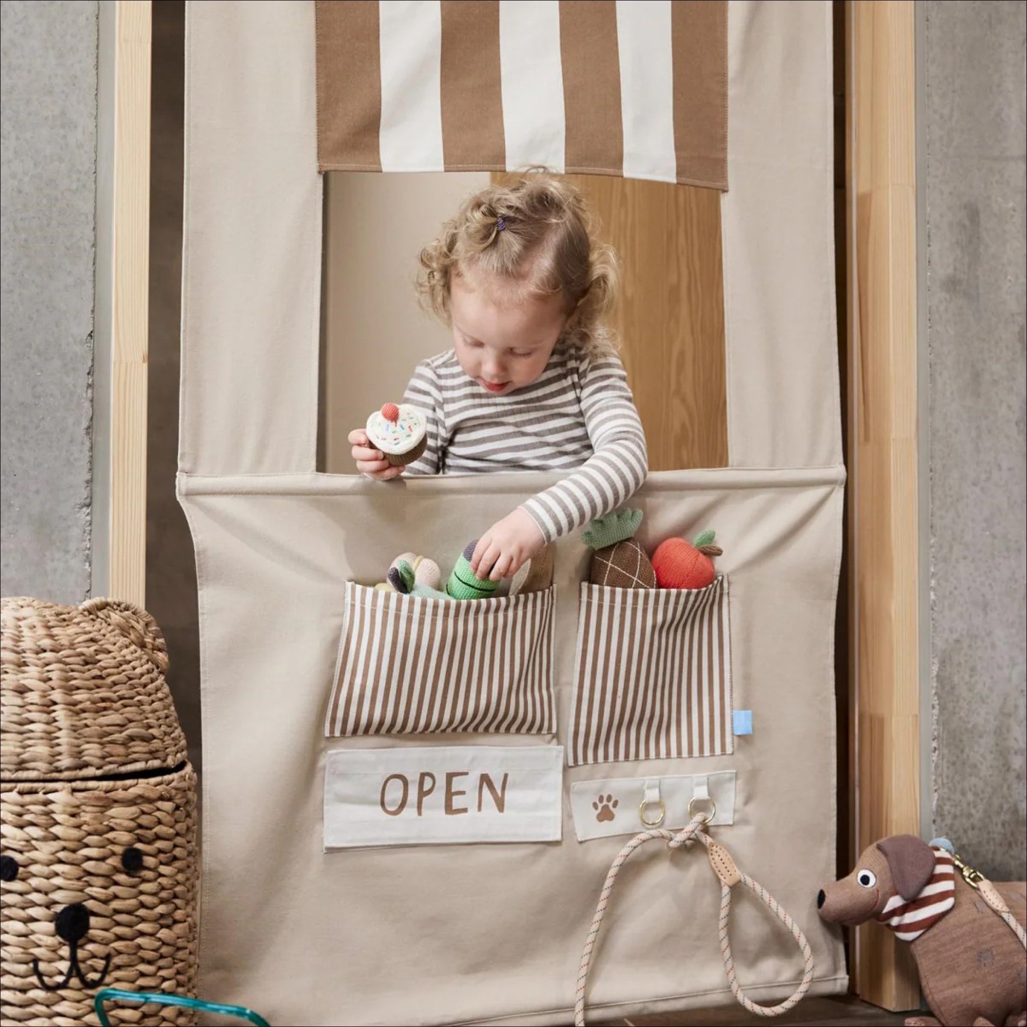 OYOY Yummy Cotton Canvas Mini Store - 75