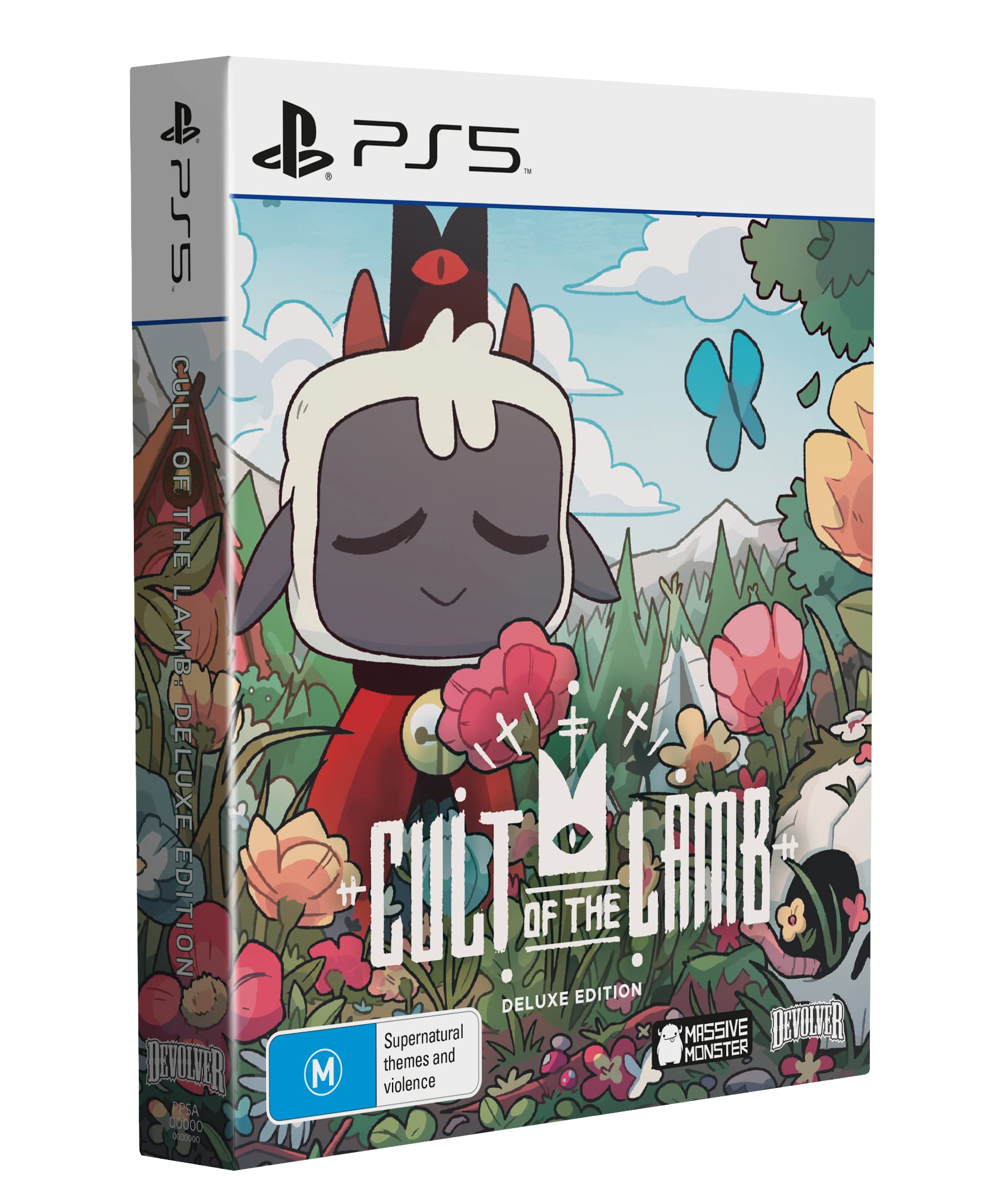 Cult of the Lamb Deluxe Edition - PS5 Game for Playstation 5 | Action-Adventure Roguelike with Dark Fantasy Theme | Perfect for Horror Game Fans & Co-op Play