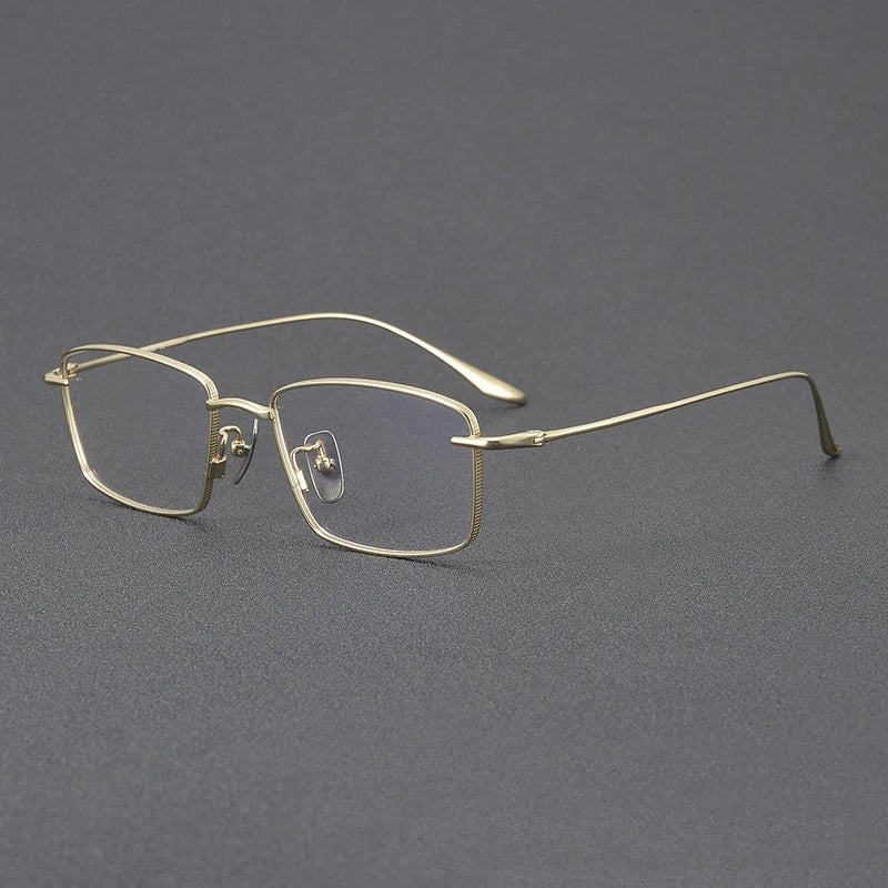 Stylish Black Unisex Square Full Rim Eyeglasses Frame 42175 - Perfect for Reading, Work & Fashion Accessories