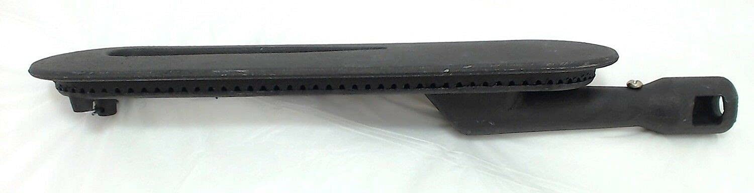 Roaqua 20561 Replacement Cast Iron Burner for Gas Grill - Compatible with Charbroil Grills - Perfect for Outdoor BBQ, Backyard Cooking, and Camping