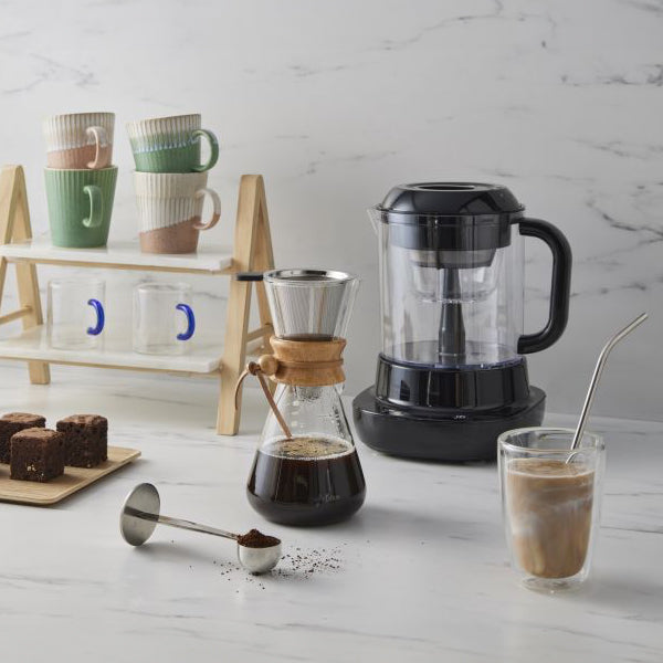 Premium Leaf & Bean Cold Brew Coffee Maker - Easy to Use Iced Coffee Maker for Home & Office - Perfect for Summer Drinks & Refreshing Beverages