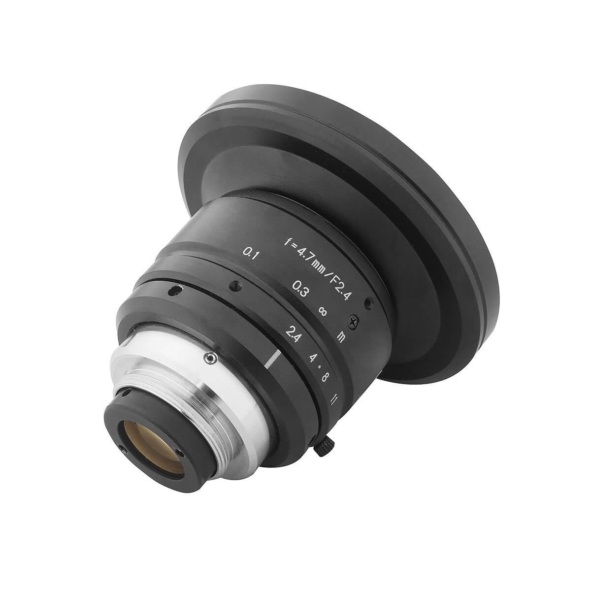 LM4HC 1.2MP 4mm F1.4 C Mount Lens for CCTV Security Camera, Machine Vision & Industrial Inspection - High Performance Low Light Wide Angle Lens