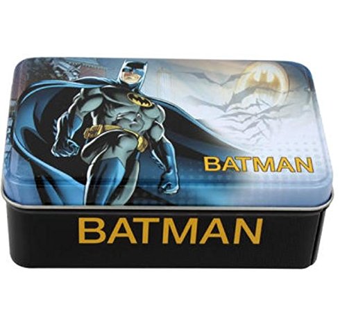DC Comics Batman 2-Piece Collectible Gift Set with Metal Tin Box - Perfect for Superhero Fans, Birthday Gifts & Comic Book Collections