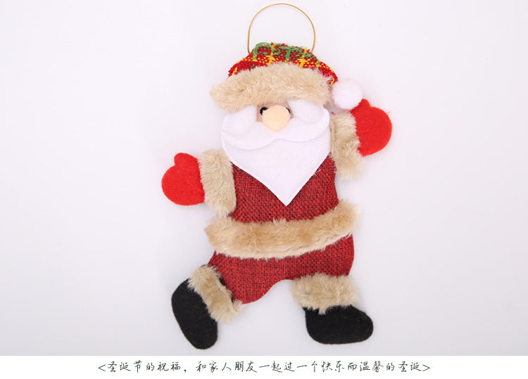 12pcs Dancing Santa Claus Ornaments - Funny Christmas Tree Decorations for Holiday Party & Home Decoration