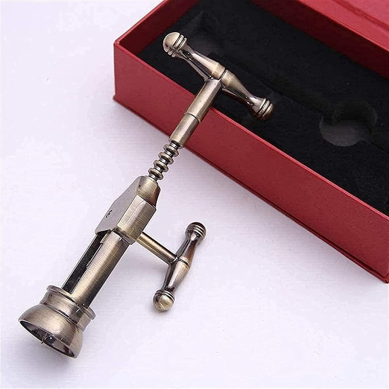 Premium Bronze Wine Bottle Opener - Multifunctional Corkscrew for Wine & Beer Bottles with Cork Stoppers & Caps | Perfect for Home Bars, Restaurants, Picnics & Gifts