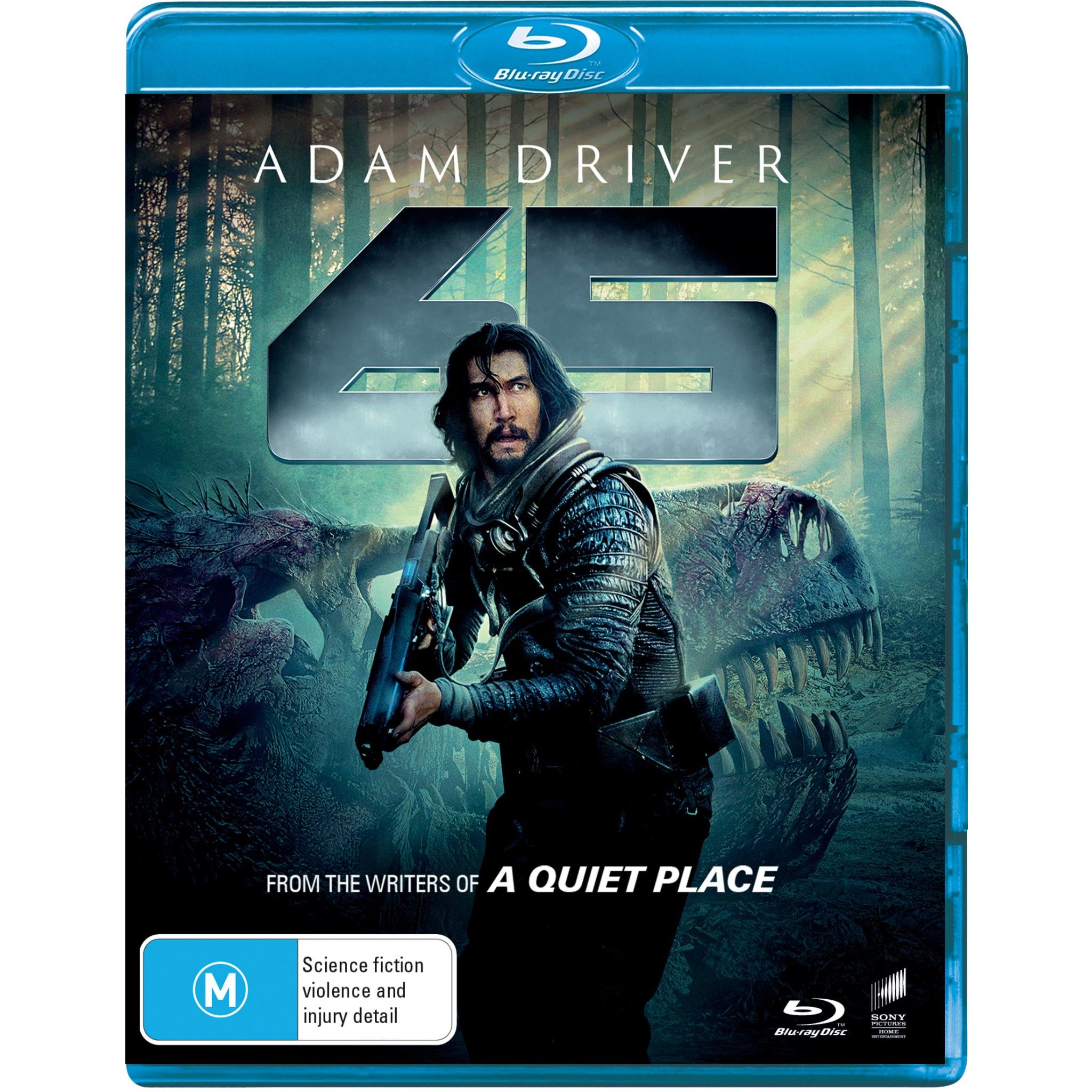 65 (2023) Blu-ray Movie - Sci-Fi Adventure Film with High-Quality Video & Audio | Perfect for Home Theater & Movie Night Entertainment