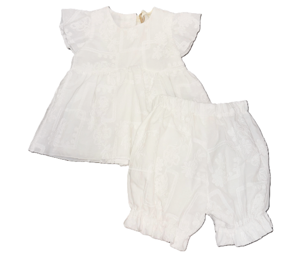 Little Eyelet Sole Midi Set for Baby Girls (9M-2Y) - Comfortable & Stylish Outfit for Daily Wear, Playdates, and Special Occasions