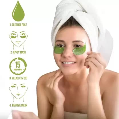 Best Hydra Under Eye Serum Patches for Puffiness, Fine Lines & Wrinkles – 180g | Dark Circle Treatment for Brightening & Anti-Aging | Perfect for Overnight Use & Travel Skincare